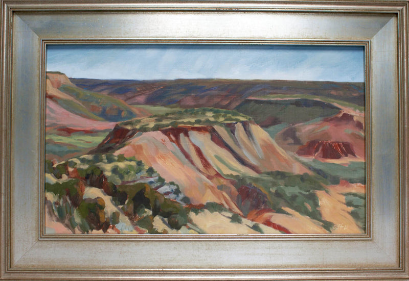 Palo Duro Canyon Overlook a Painting by Alice Leese, presented by Western Gallery