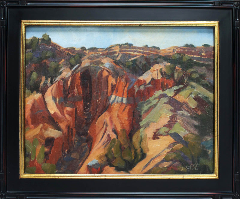 The Big Cave a Painting by Alice Leese, presented by Western Gallery