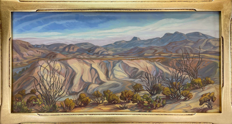 Maverick Ranger Station a Painting by Alice Leese, presented by Western Gallery