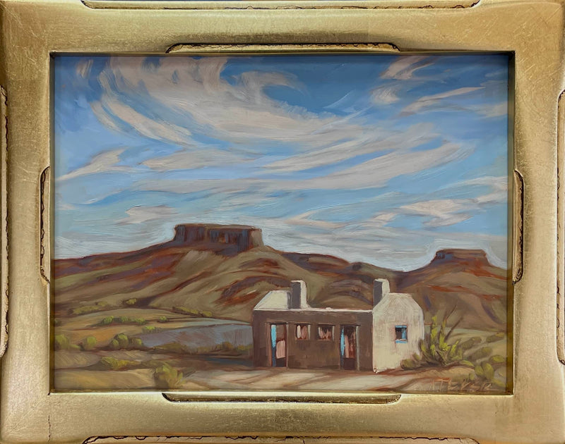 Ruins At Castolon a Painting by Alice Leese, presented by Western Gallery