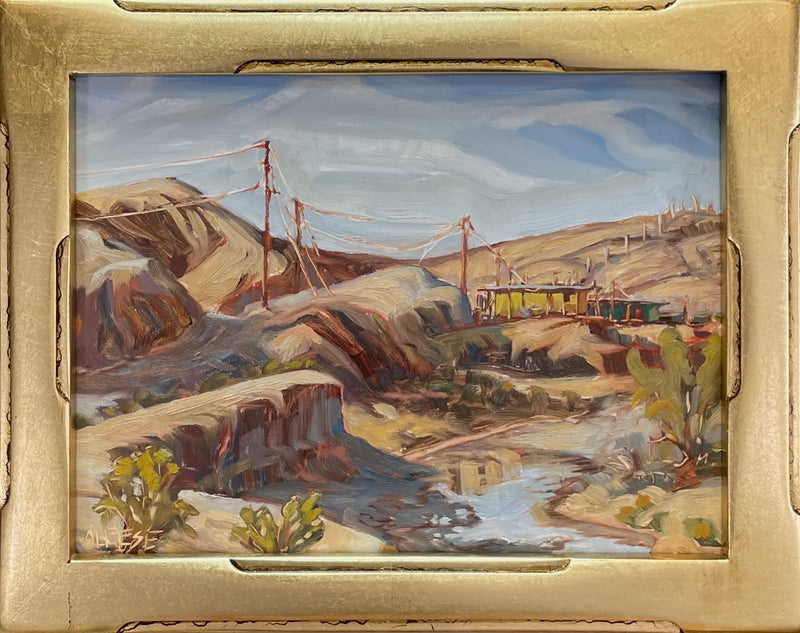 Terlingua Creek House a Painting by Alice Leese, presented by Western Gallery