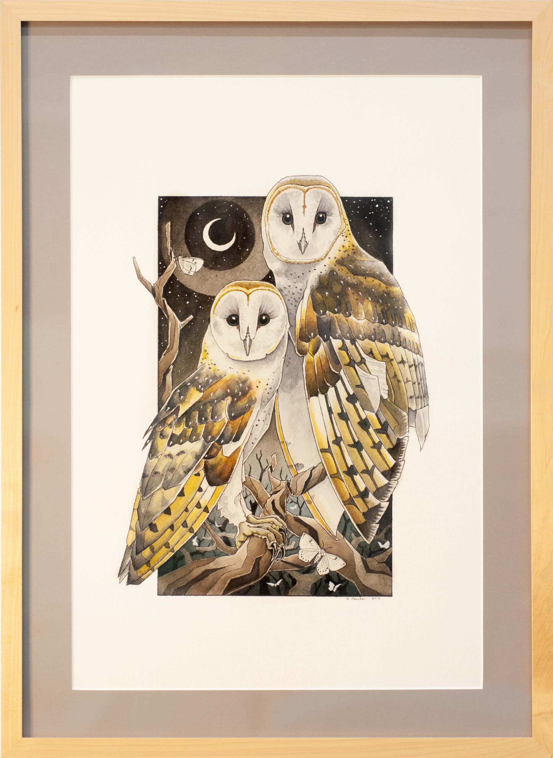 Orchard a Painting by Andrew Barker, presented by Western Gallery