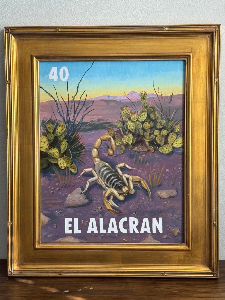 El Alacran (40), a Painting by Leslie De Leon, presented by Western Gallery
