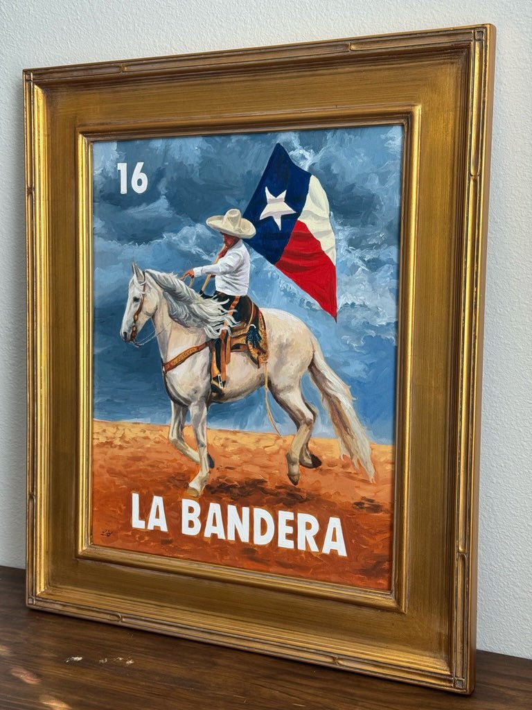 La Bandera (16), a Painting by Leslie De Leon, presented by Western Gallery