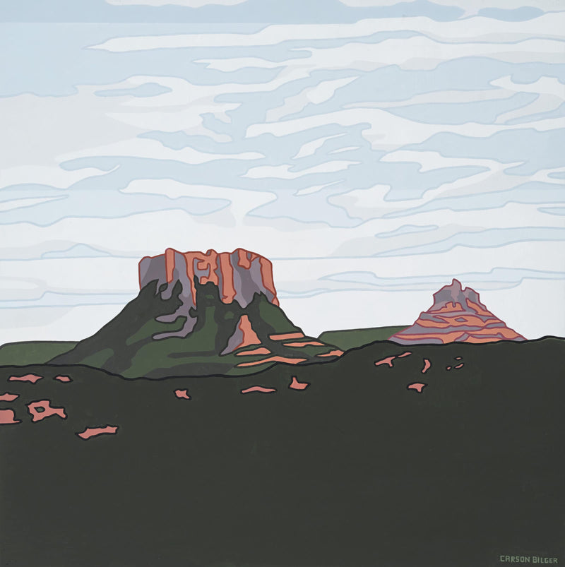 If the Illusion is Real a Painting by Carson Bilger, presented by Western Gallery