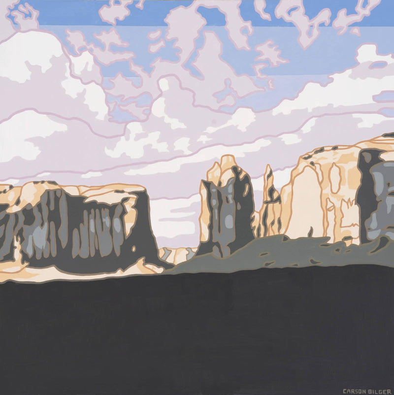 Leave the Sun Behind Me a Painting by Carson Bilger, presented by Western Gallery