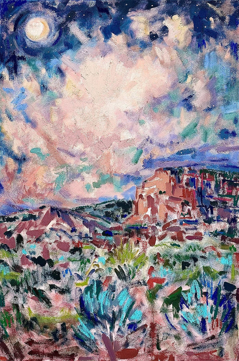 I Fell In Love With You Under A Harvest Moon a Painting by Chanel Kreuzer, presented by Western Gallery