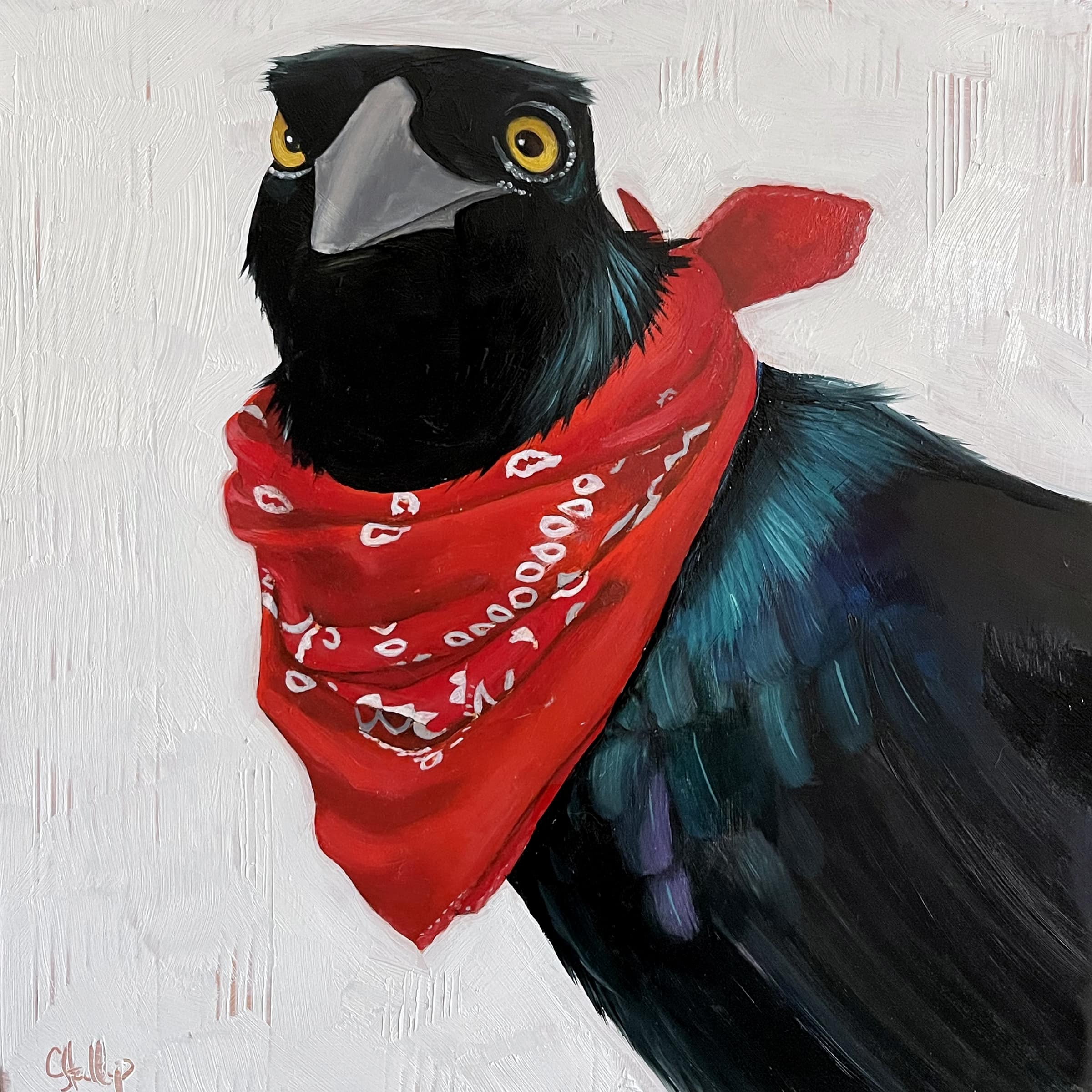 Little Buckaroo a Painting by Christy Stallop, presented by Western Gallery