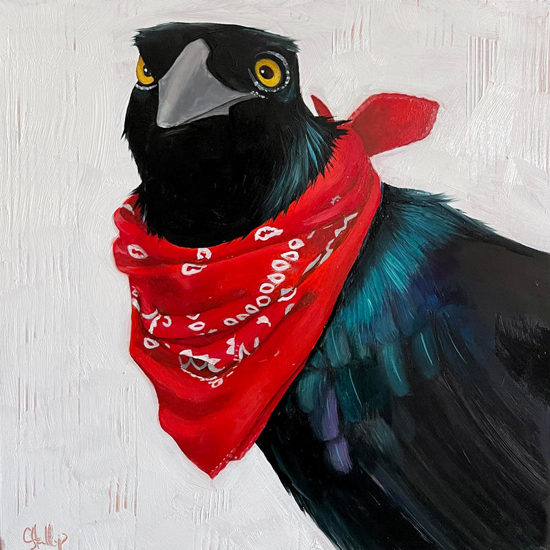 Little Buckaroo a Painting by Christy Stallop, presented by Western Gallery