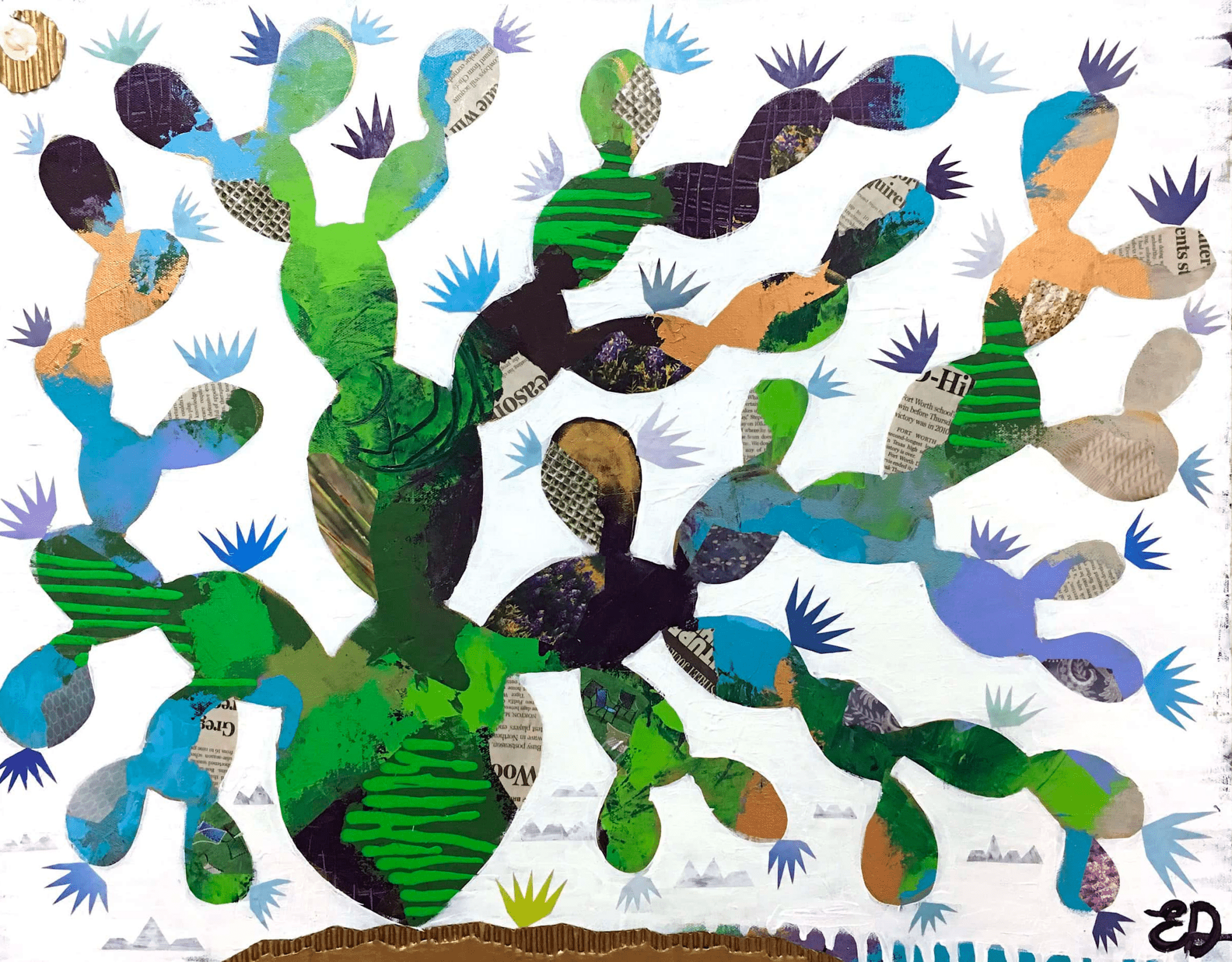 Vita Verde a Painting by Elizabeth Dryden, presented by Western Gallery