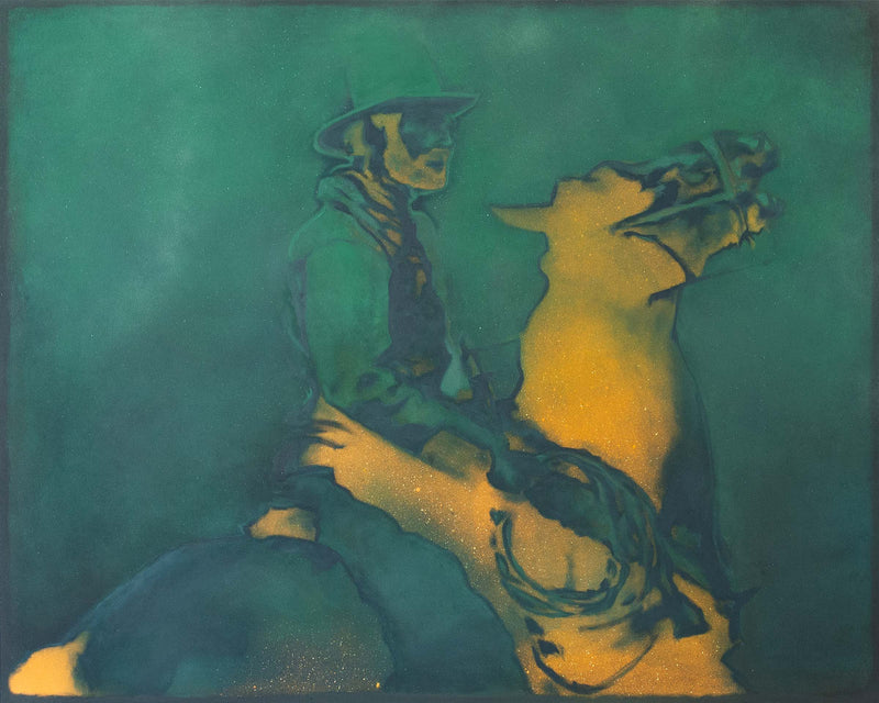 Northern Lights a Painting by GL Richardson, presented by Western Gallery