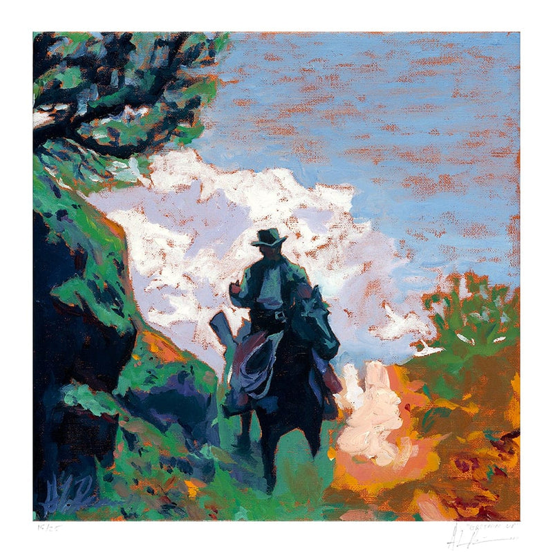 Greenin’ Up a Print by GL Richardson, presented by Western Gallery