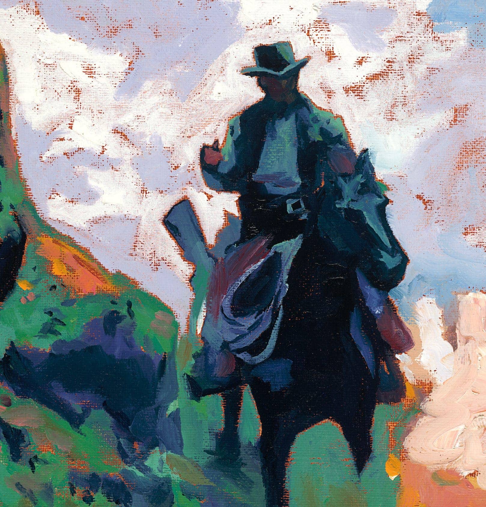 Greenin’ Up a Print by GL Richardson, presented by Western Gallery