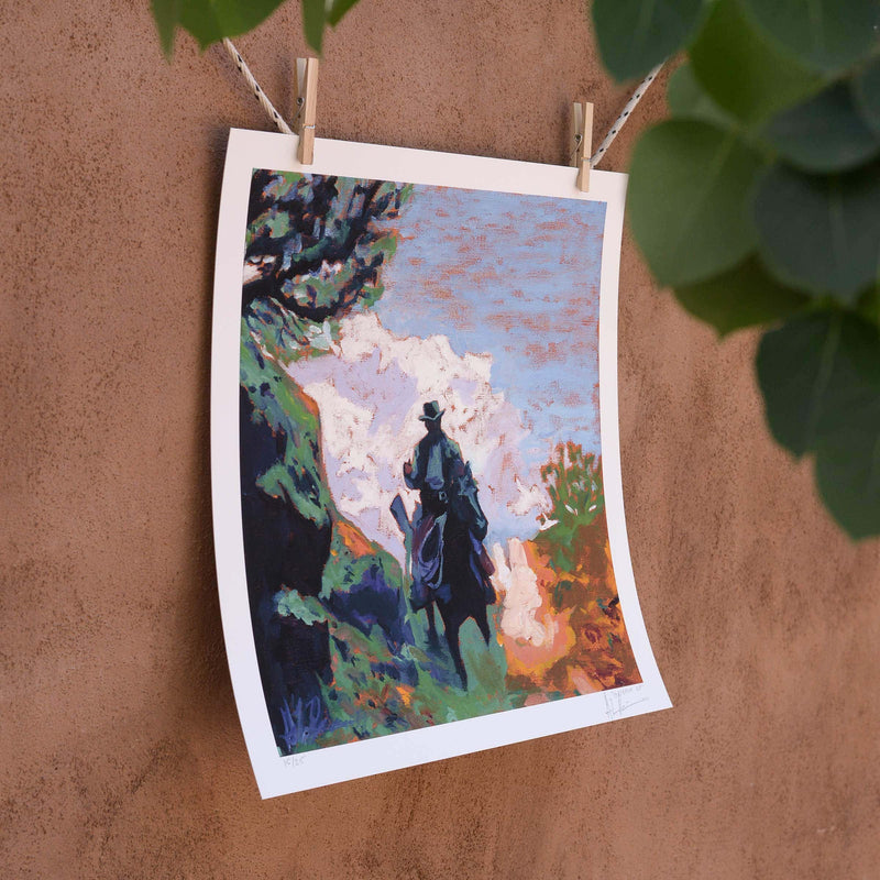 Greenin’ Up a Print by GL Richardson, presented by Western Gallery