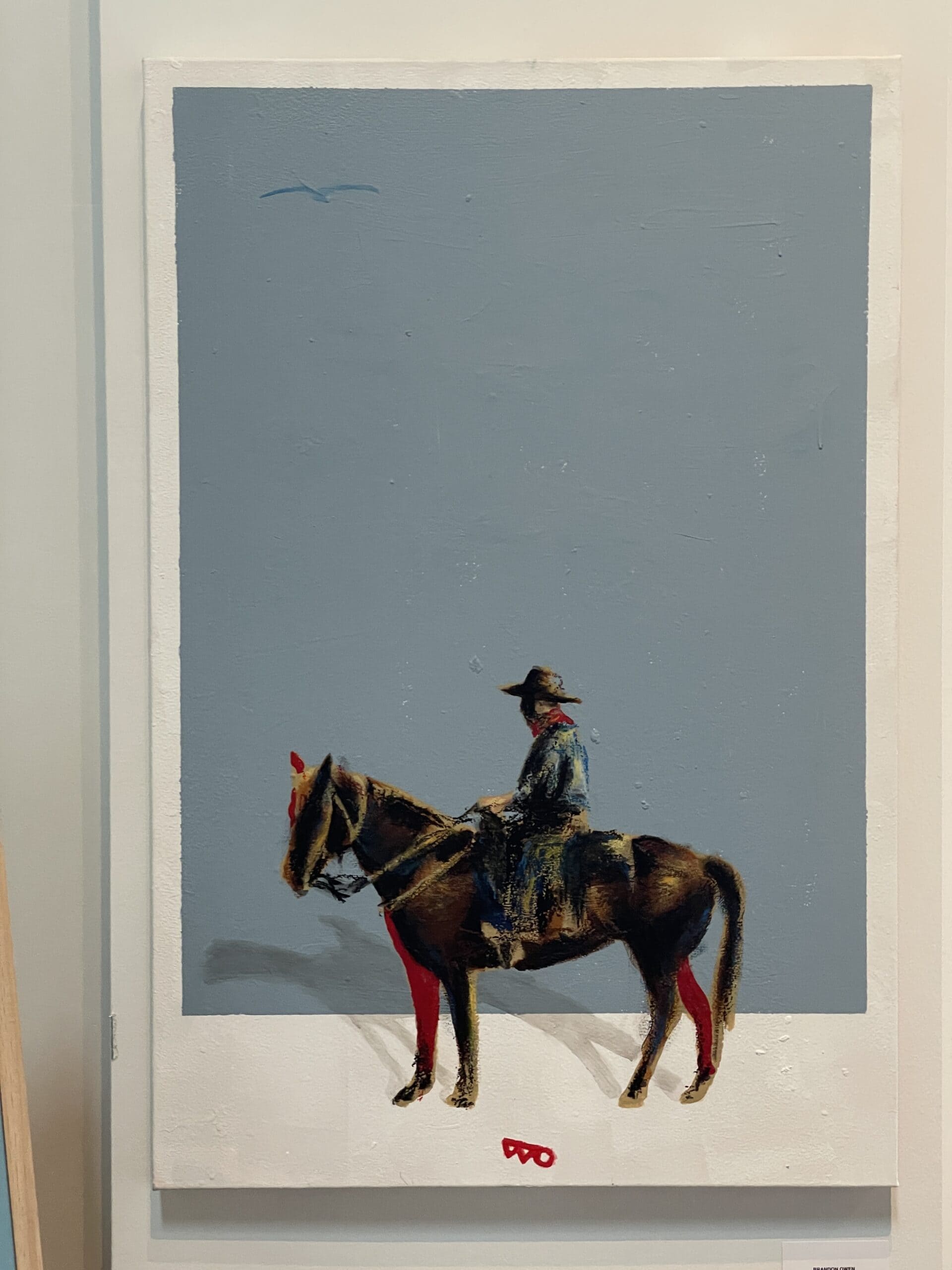 One Single Bird a Painting by Brandon Owen, presented by Western Gallery