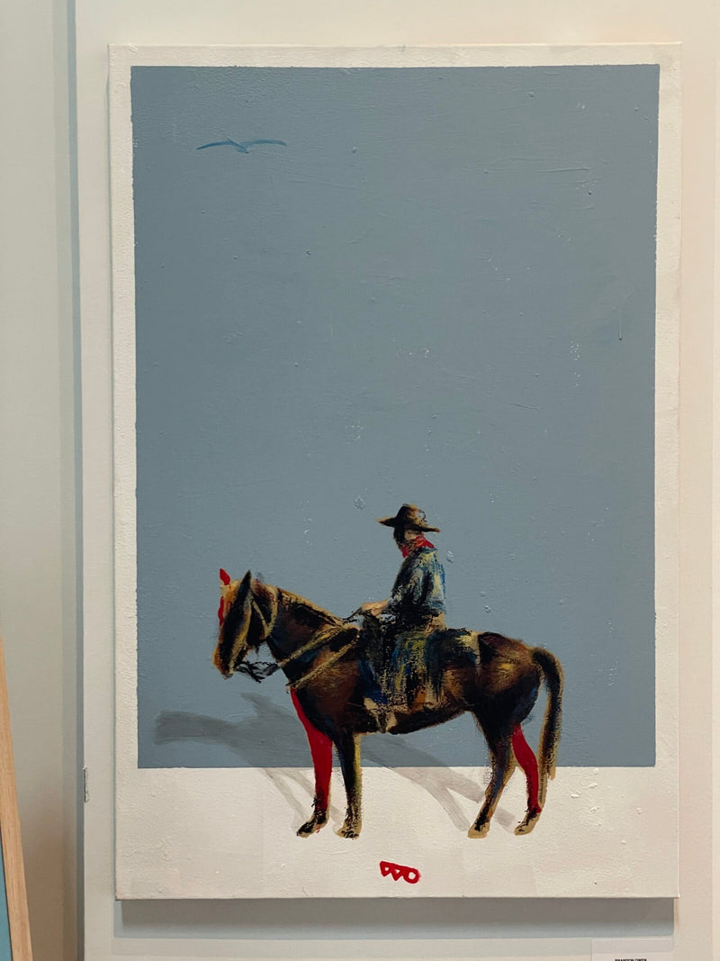 One Single Bird a Painting by Brandon Owen, presented by Western Gallery