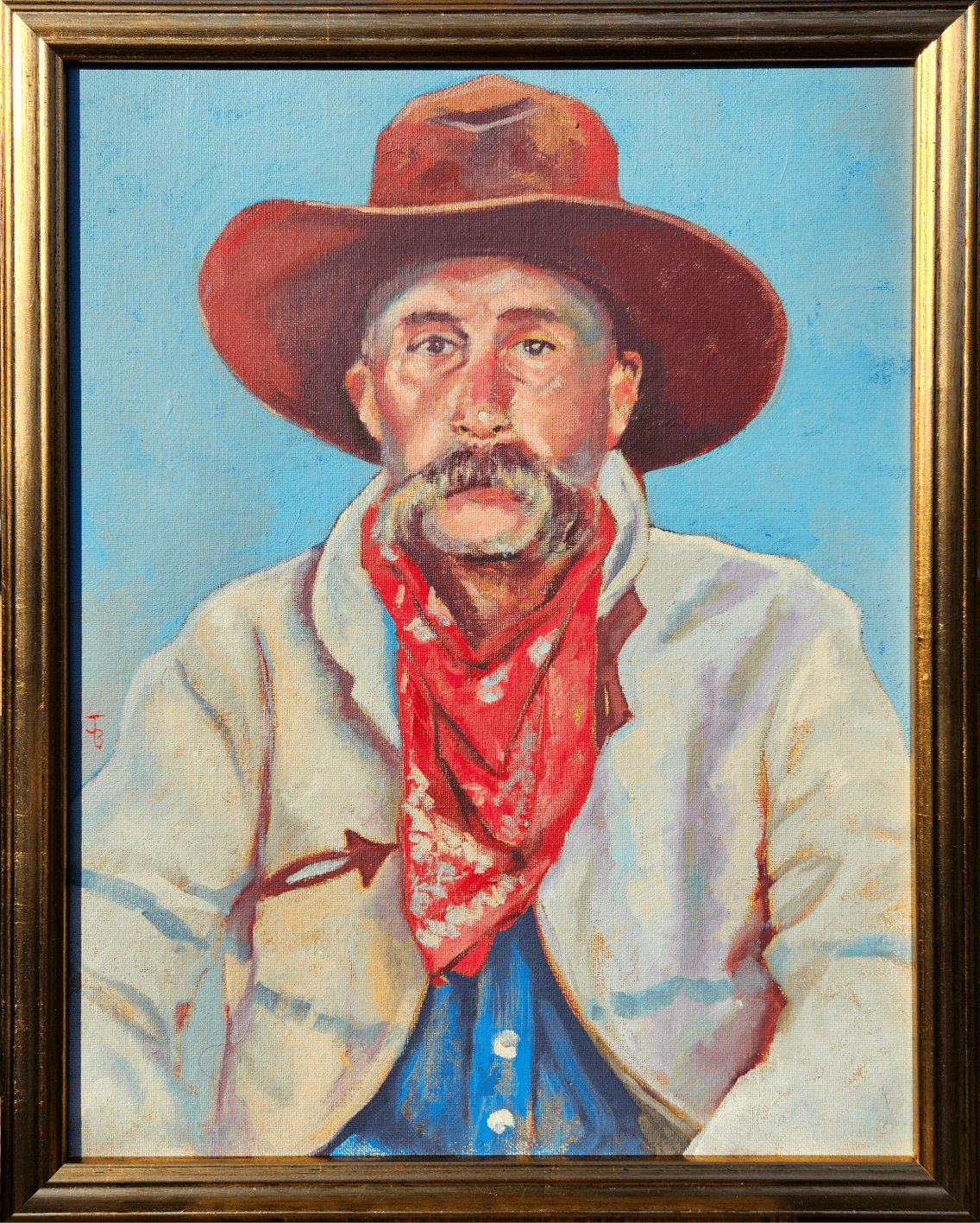 Elijah a Painting by Jack Browning, presented by Western Gallery