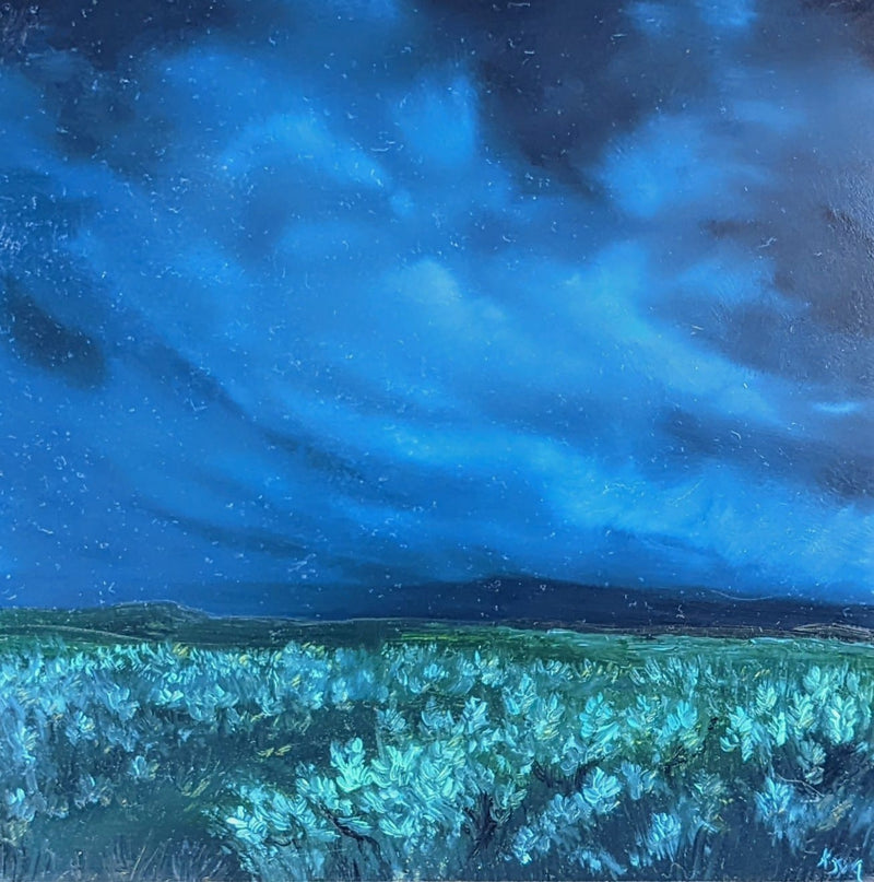 Scattered a Painting by Kerri S. Menchaca, presented by Western Gallery