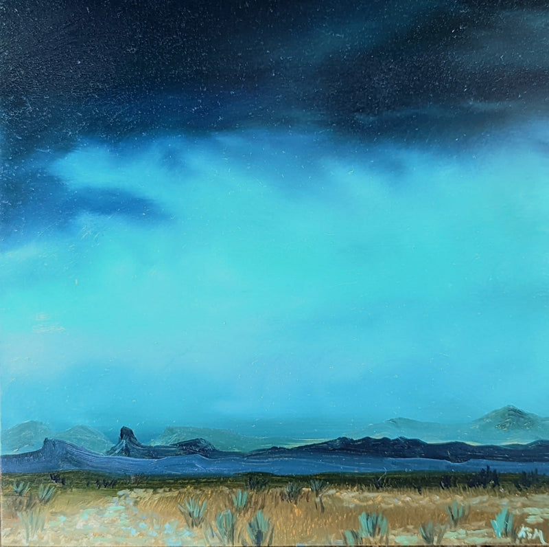 Tempest a Painting by Kerri S. Menchaca, presented by Western Gallery