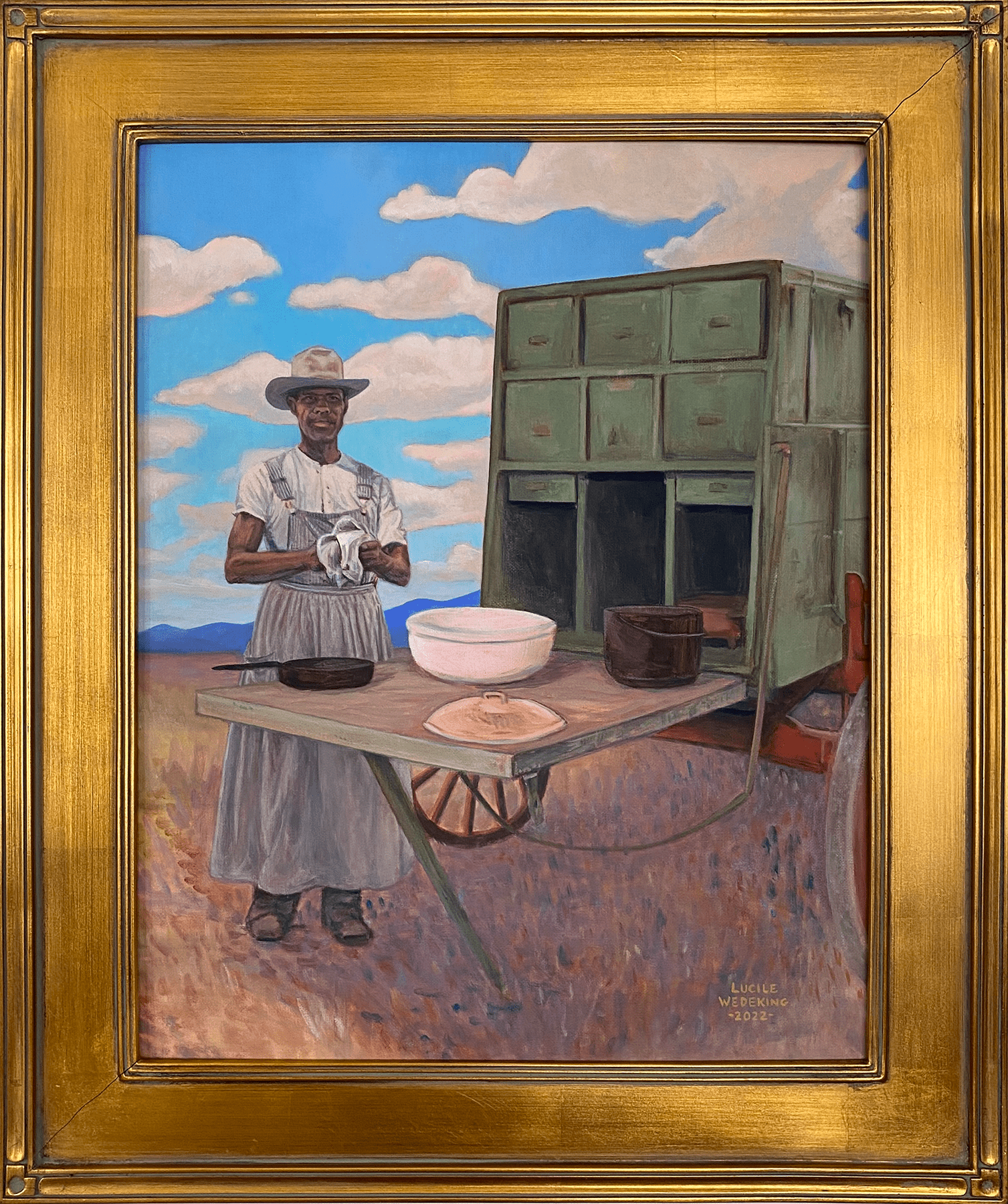 Sooner a Painting by Lucile Wedeking, presented by Western Gallery