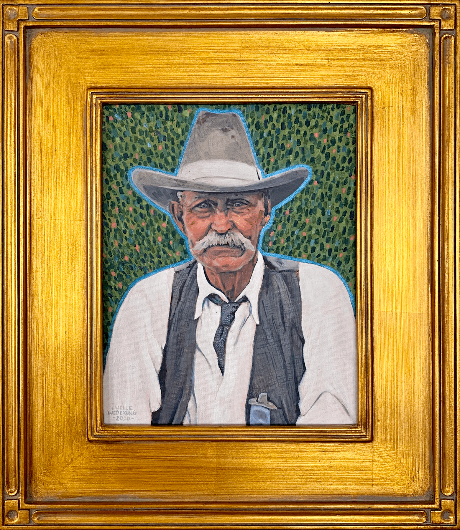 The Judge (Joe Ericson) a Painting by Lucile Wedeking, presented by Western Gallery