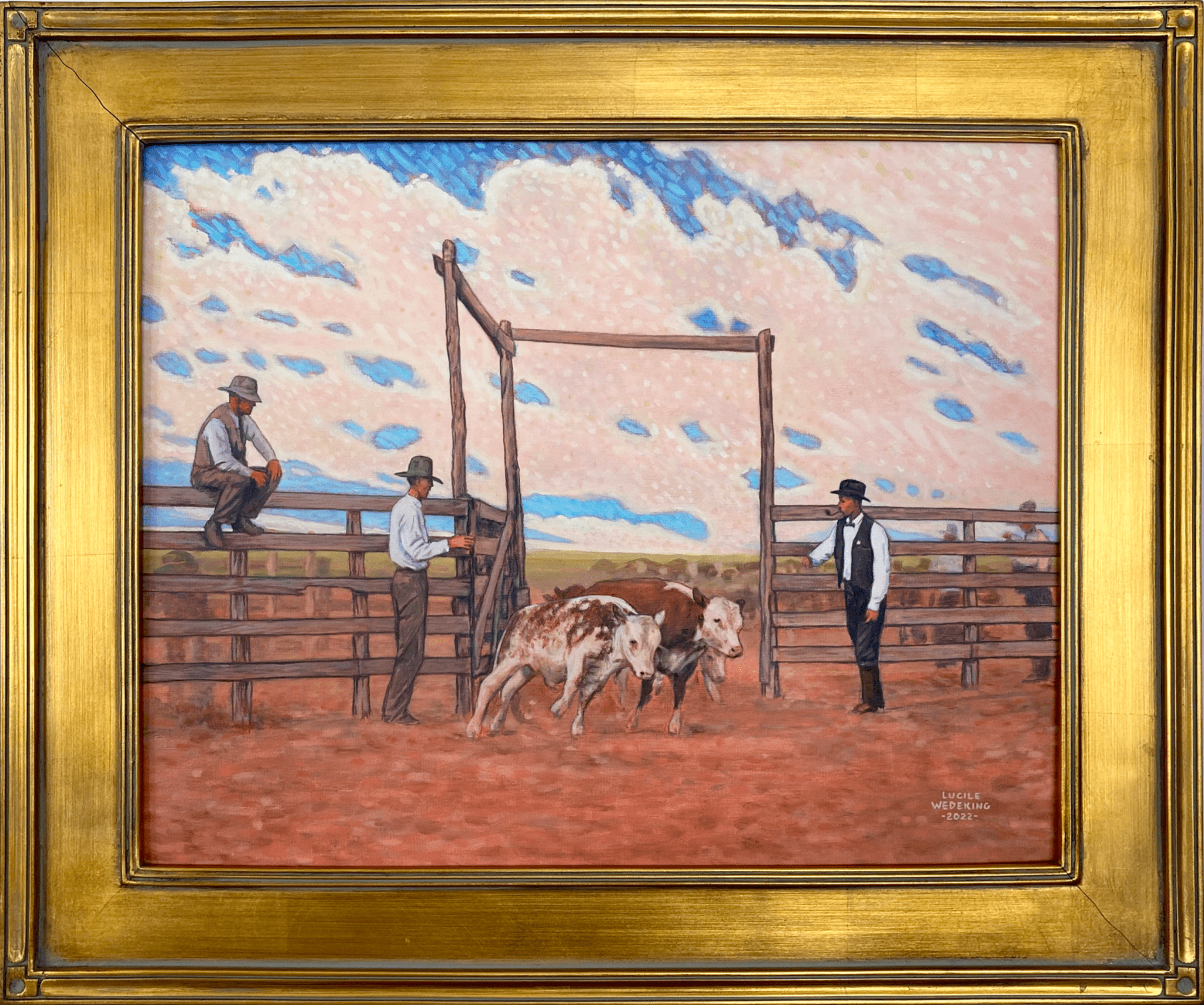 Through the Gate a Painting by Lucile Wedeking, presented by Western Gallery