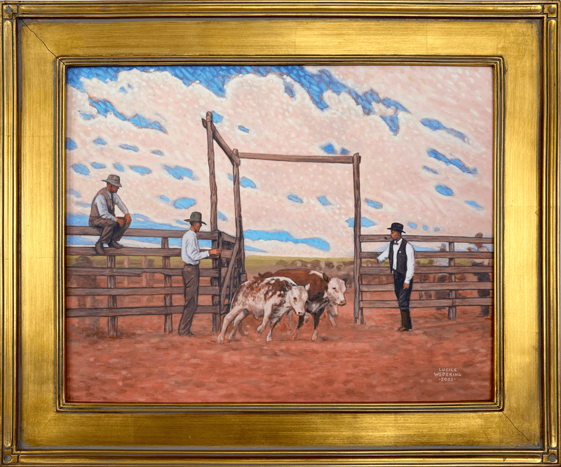 Through the Gate a Painting by Lucile Wedeking, presented by Western Gallery