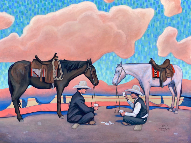 Yarning a Painting by Lucile Wedeking, presented by Western Gallery