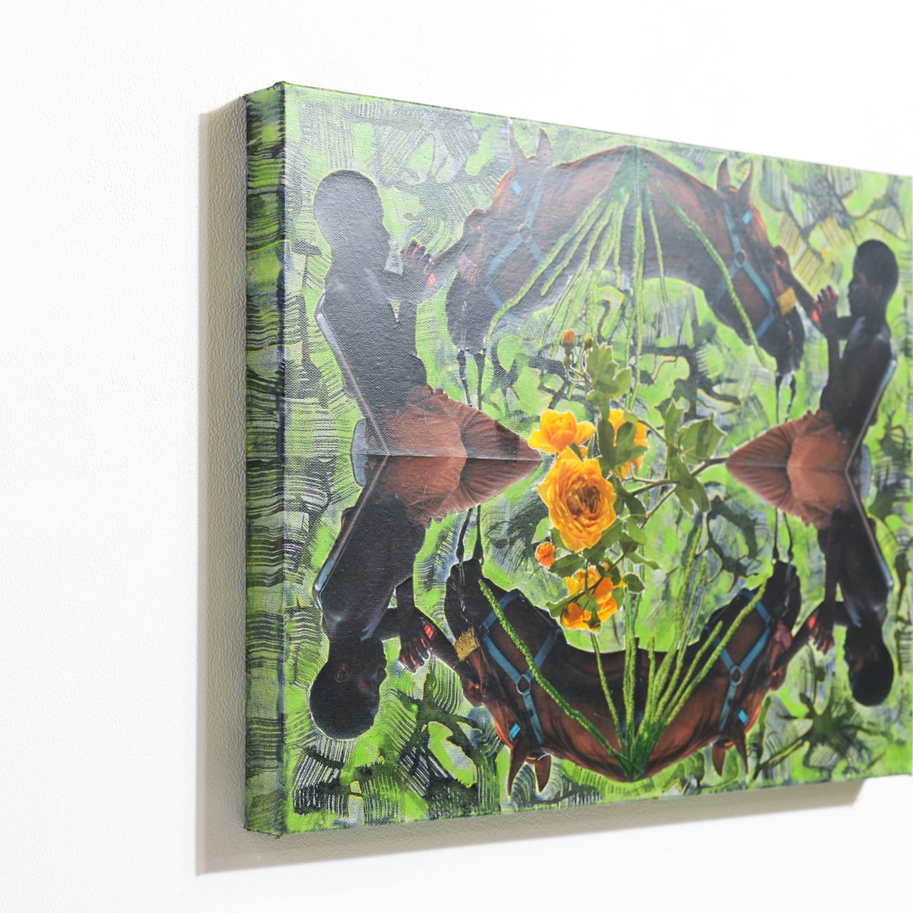 There There Wild Spirit a Collage by Vanessa Compton, presented by Western Gallery