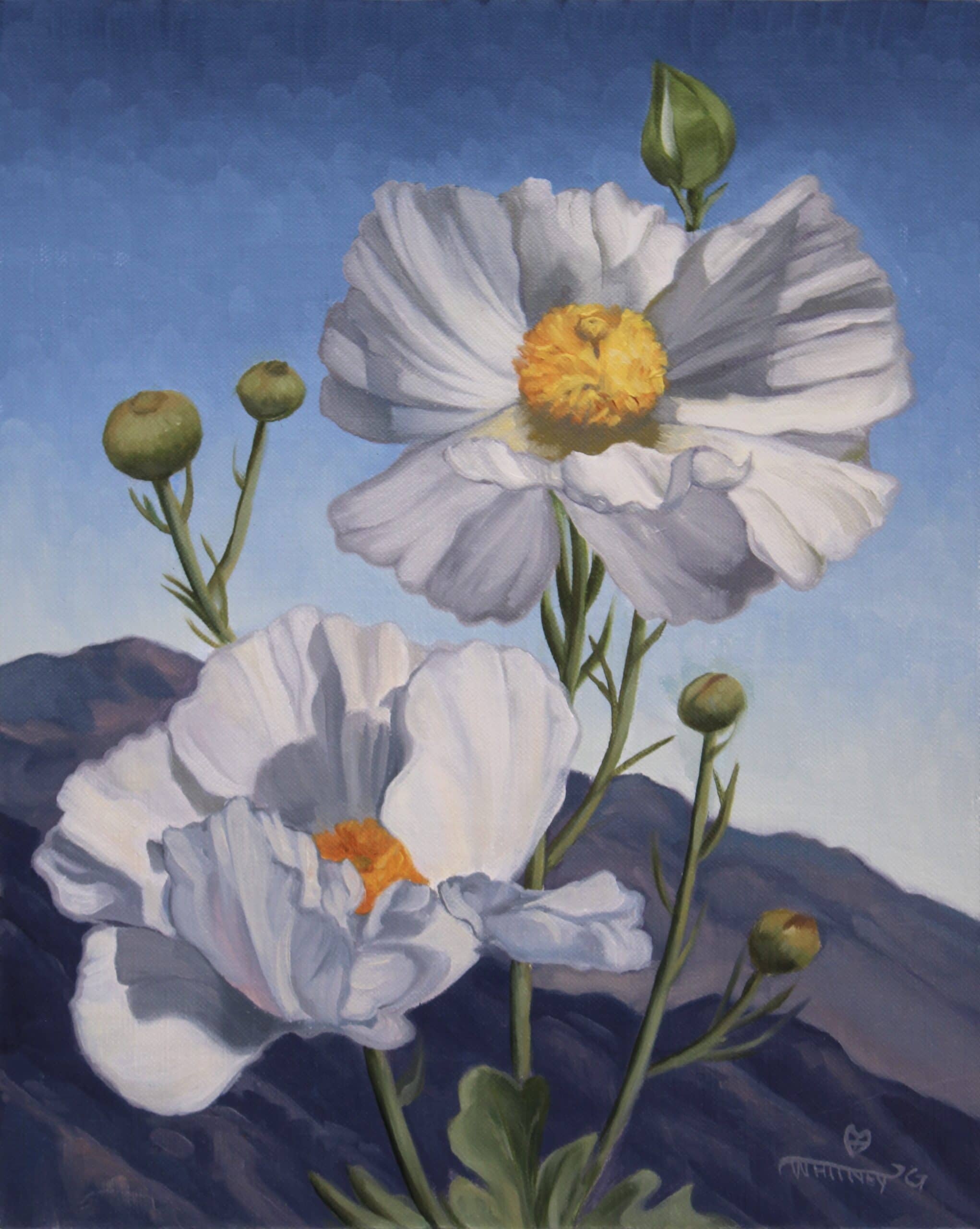 California Native a Painting by Whitney Gardner, presented by Western Gallery