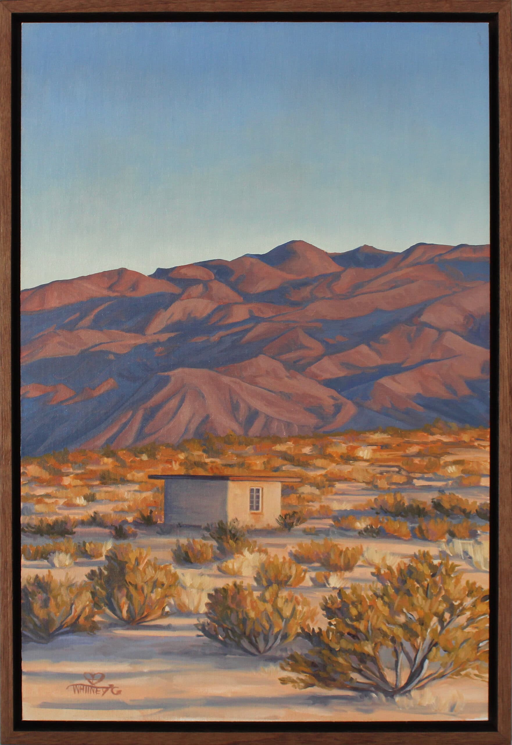 Desert Homestead a Painting by Whitney Gardner, presented by Western Gallery