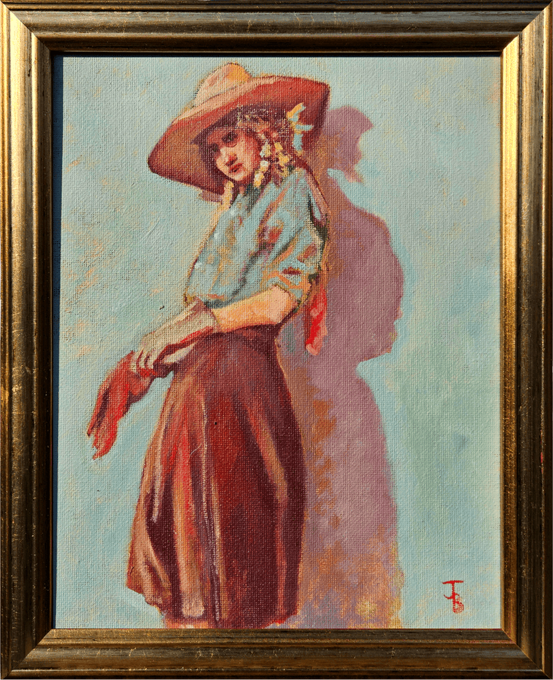 Ophelia a Painting by Jack Browning, presented by Western Gallery