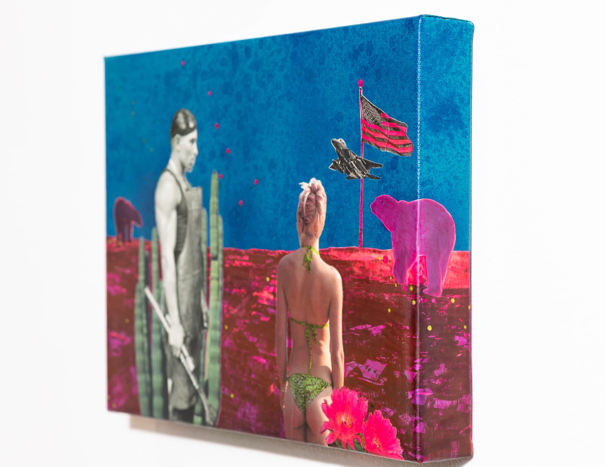 Cazadores a Collage by Vanessa Compton, presented by Western Gallery