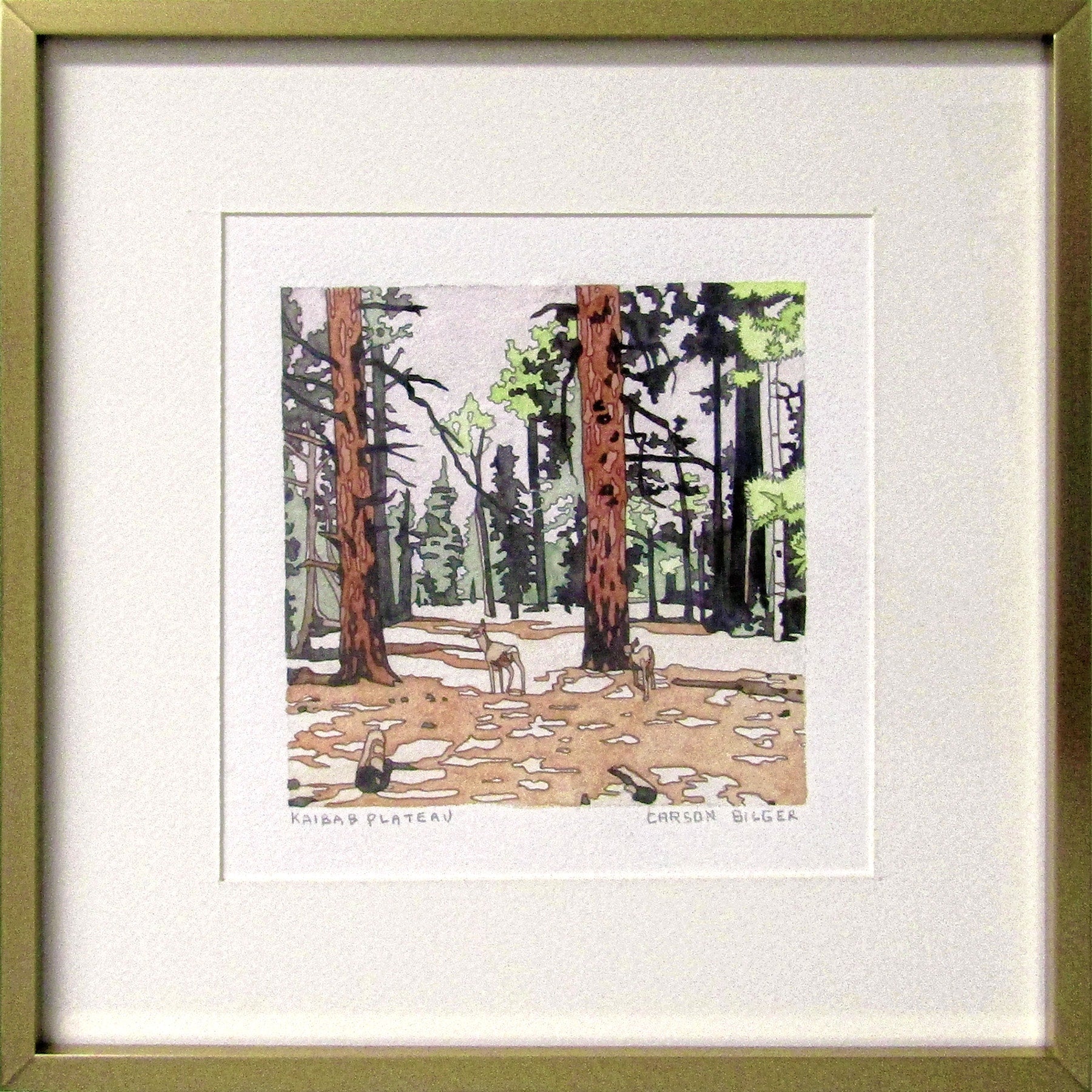 Kaibab Plateau a Painting by Carson Bilger, presented by Western Gallery