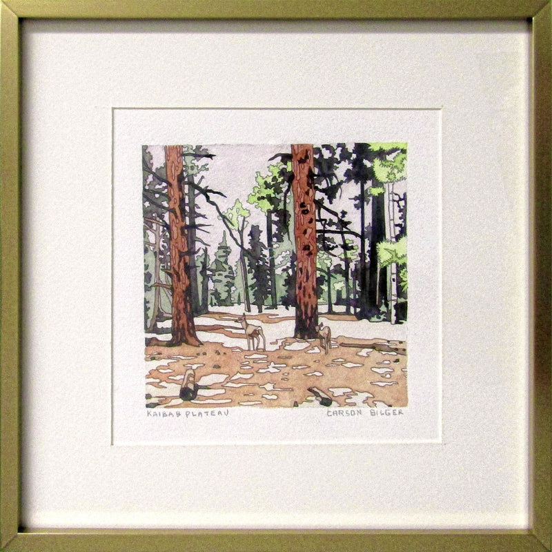 Kaibab Plateau a Painting by Carson Bilger, presented by Western Gallery