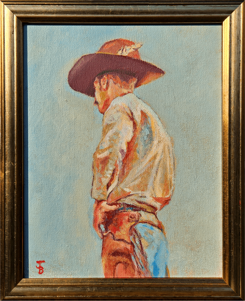 Ulysses a Painting by Jack Browning, presented by Western Gallery