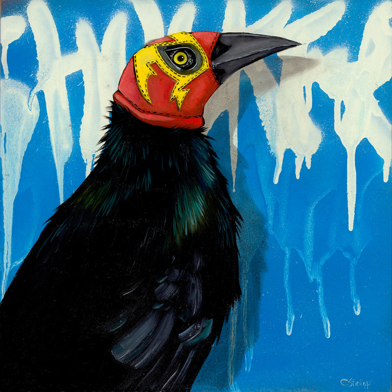 Shocker a Painting by Christy Stallop, presented by Western Gallery