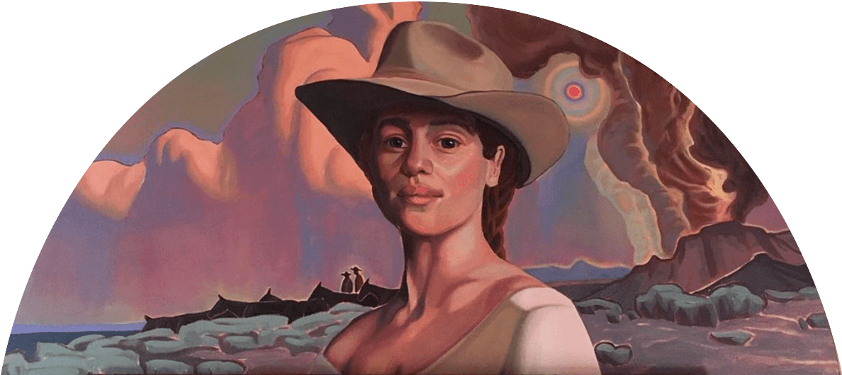 Fire in the Foothills a Painting by Taylor Crisp, presented by Western Gallery