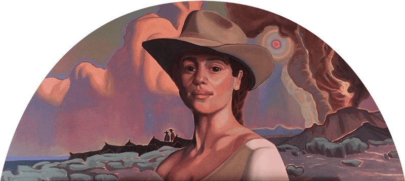 Fire in the Foothills a Painting by Taylor Crisp, presented by Western Gallery