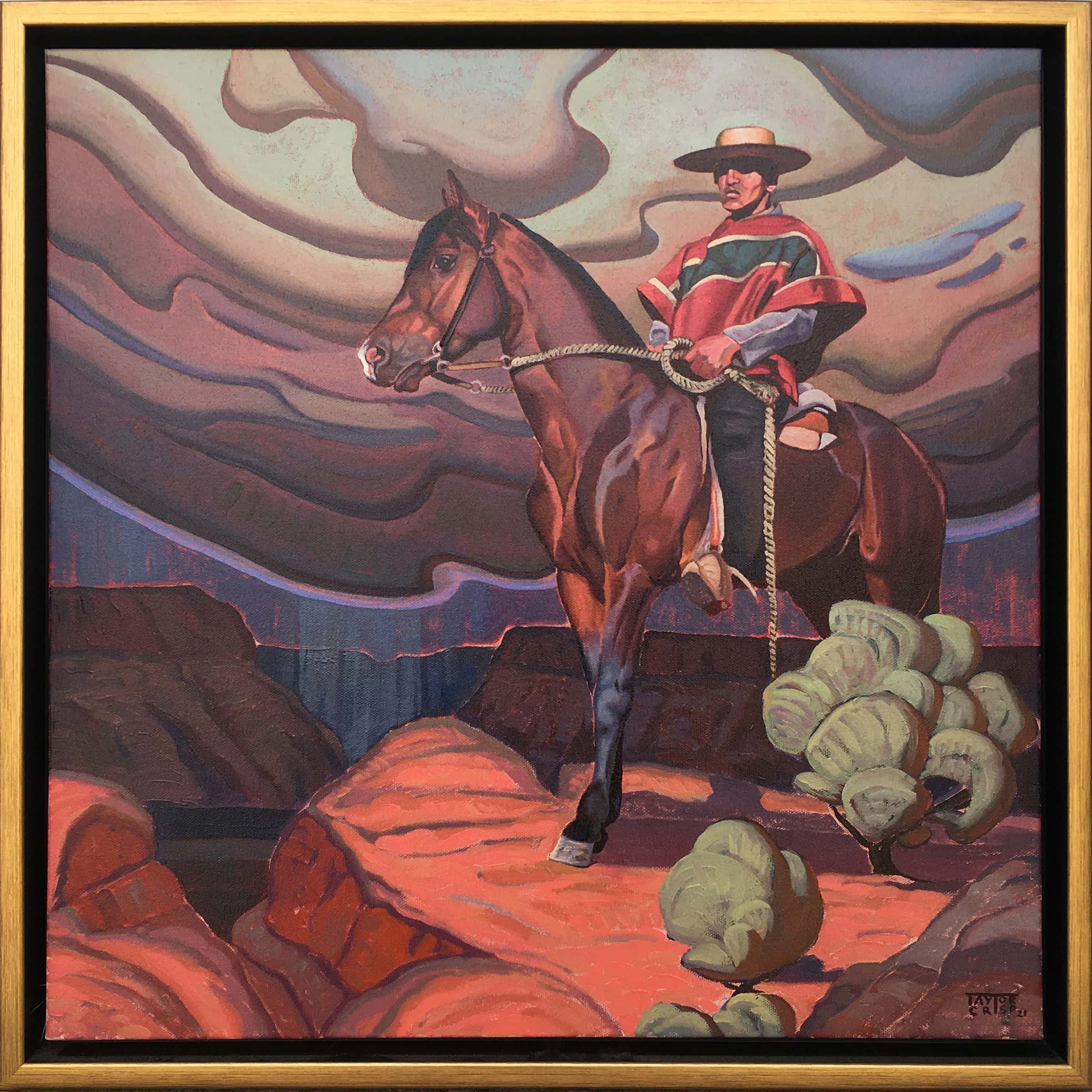 Huaso a Painting by Taylor Crisp, presented by Western Gallery