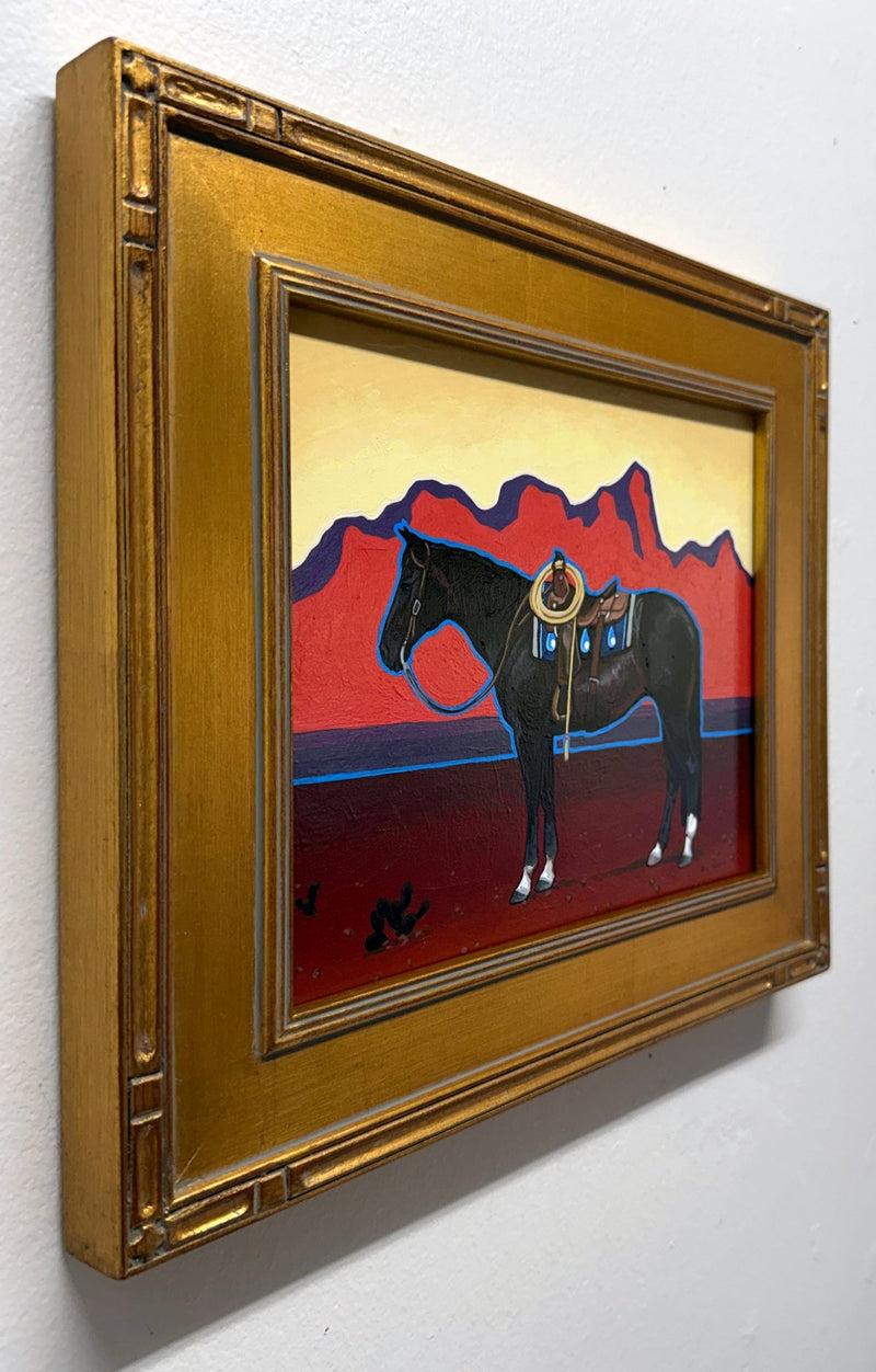 Desert Shadows, a Painting by Ally Morgan, presented by Western Gallery