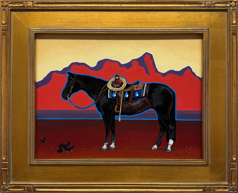 Desert Shadows, a Painting by Ally Morgan, presented by Western Gallery