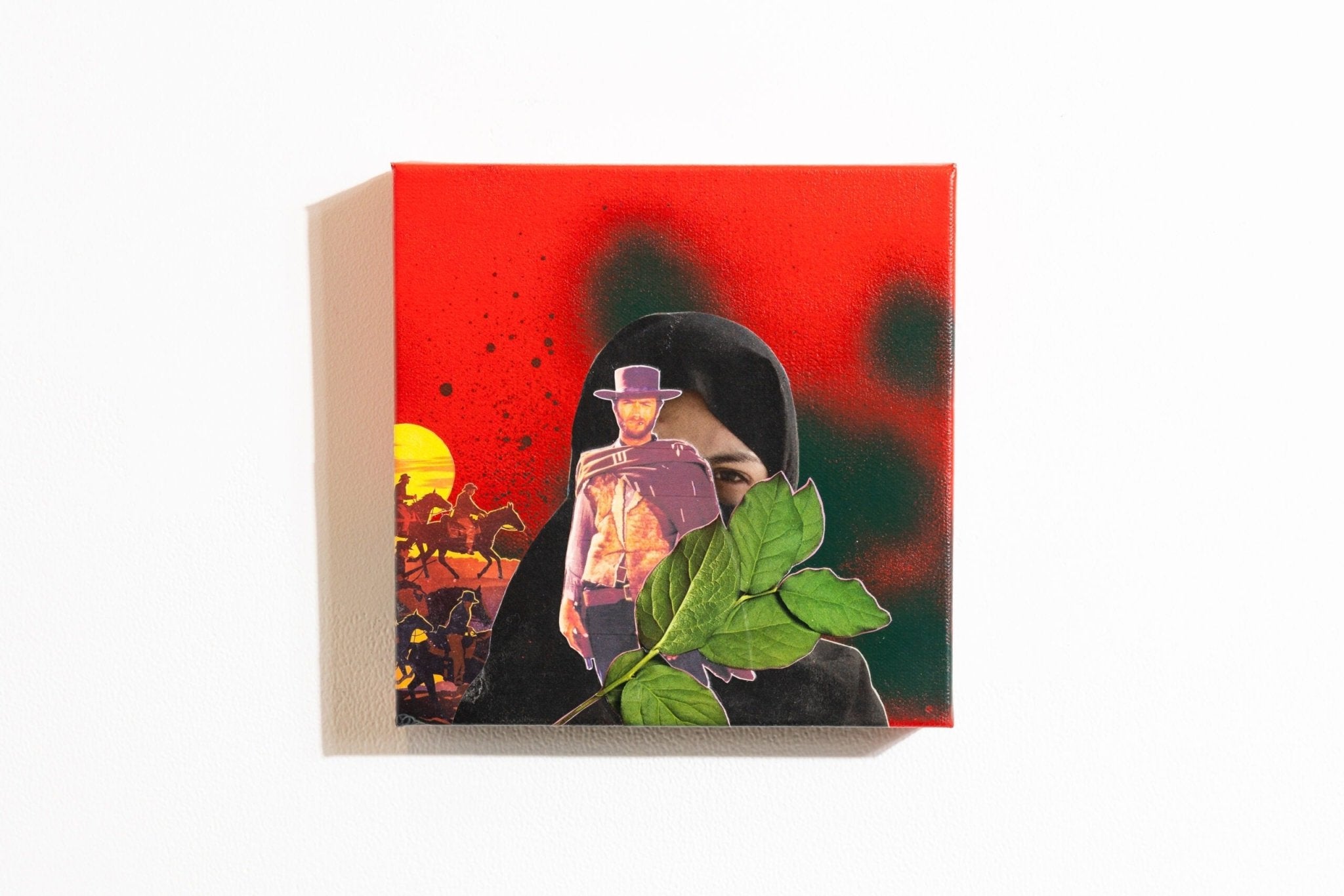 American Prayer a Collage by Vanessa Compton, presented by Western Gallery