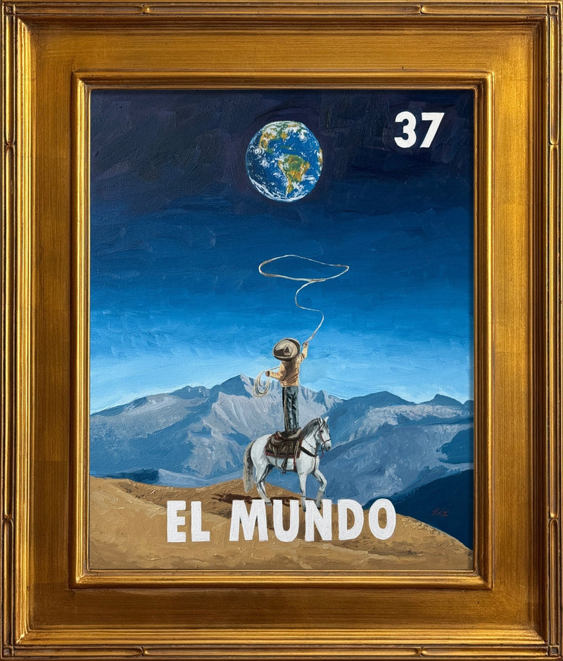 El Mundo (37), a Painting by Leslie De Leon, presented by Western Gallery
