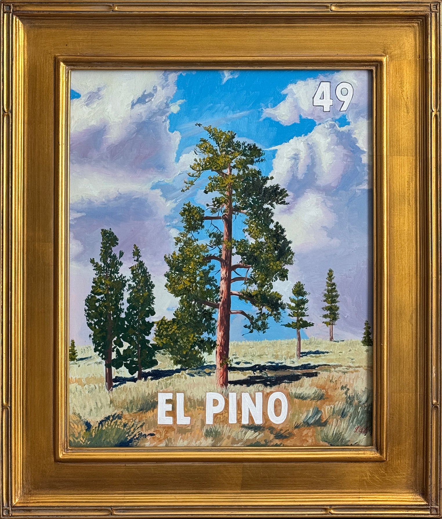 El Pino (49), a Painting by Leslie De Leon, presented by Western Gallery