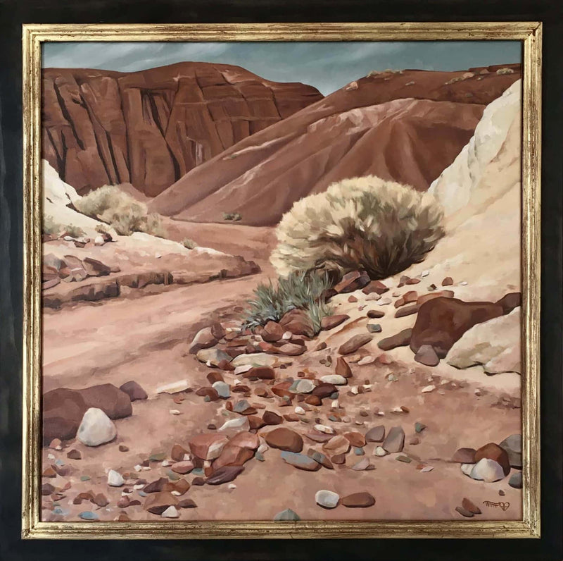 Heart of Calico Stone a Painting by Whitney Gardner, presented by Western Gallery
