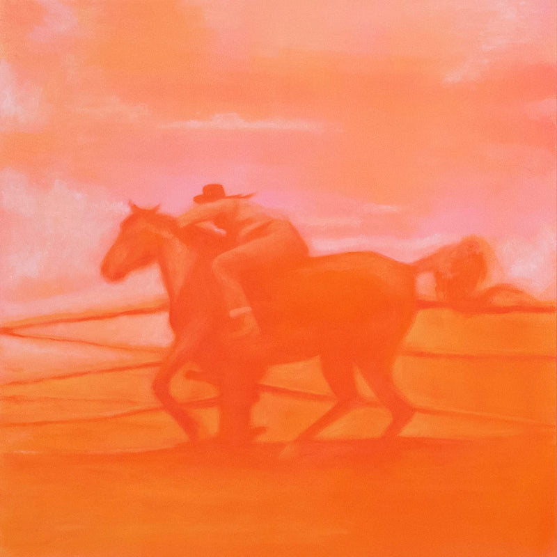 She Was a Damn Good Horsethief a Painting by GL Richardson, presented by Western Gallery