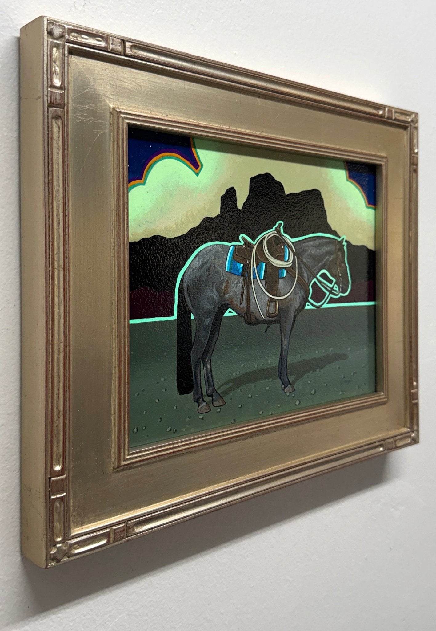 Is It Safer in the Dark?, a Painting by Ally Morgan, presented by Western Gallery