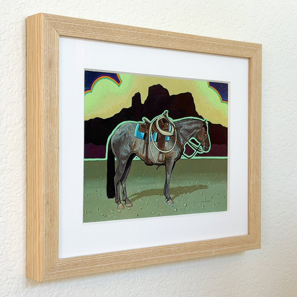 Is It Safer in the Dark, a Print by Ally Morgan, presented by Western Gallery