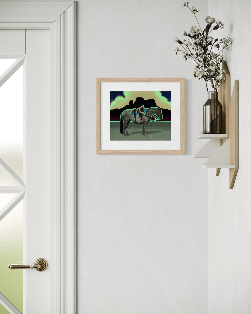 Is It Safer in the Dark, a Print by Ally Morgan, presented by Western Gallery